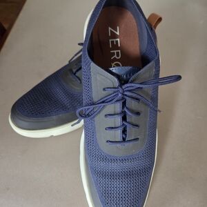 Cole Haan Navy and Gray Oxfords